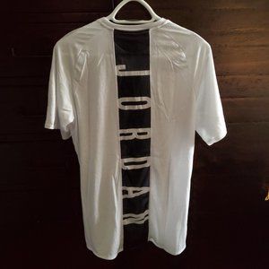 Jordan Alpha Dry T-Shirt With Back Print in white